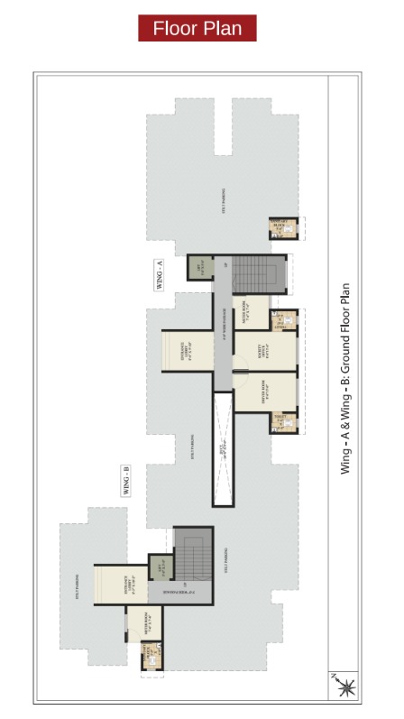 Wing A & Wing B Ground Floor