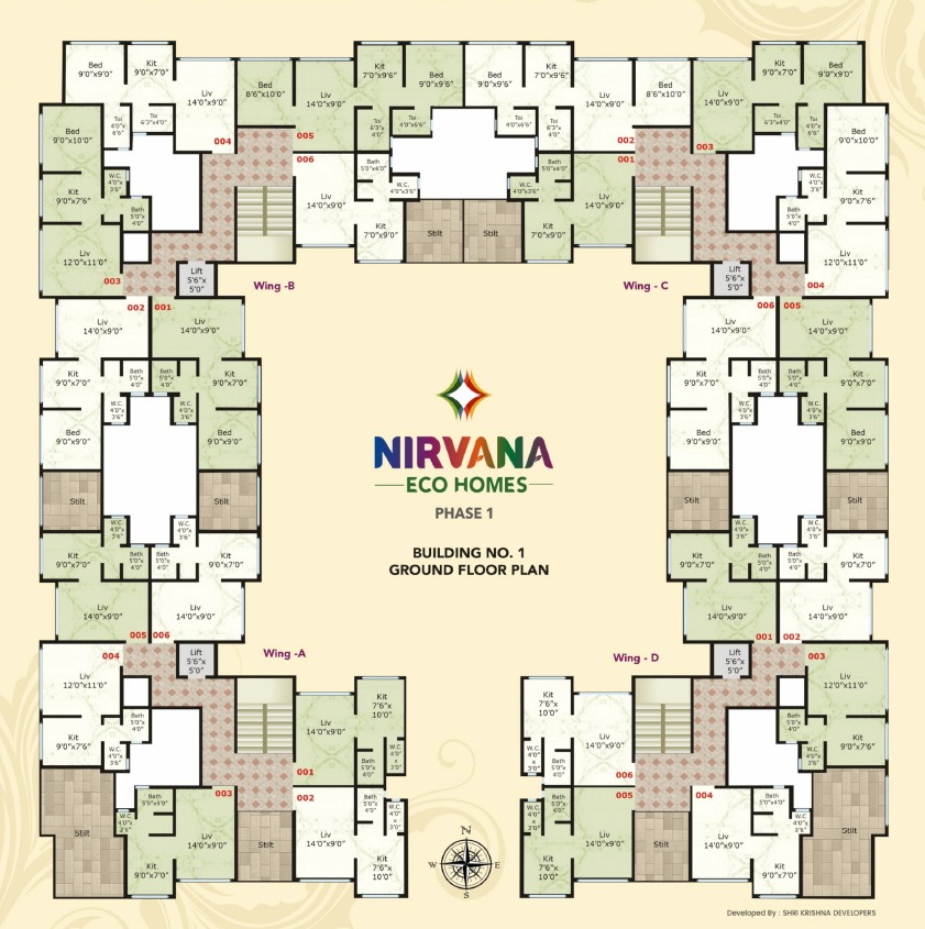 Nirvana Eco Homes - Ground Floor Plan
