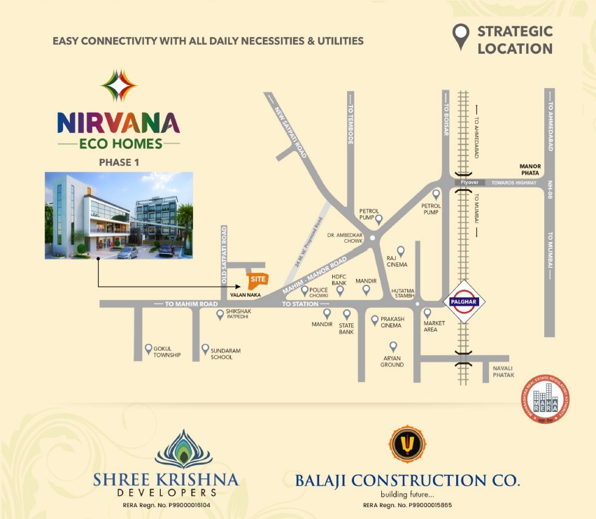 Nirvana Eco Homes - Location Map